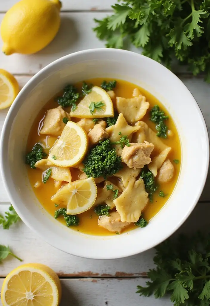25 Bow Tie Pasta Soup Recipes for Warm, Cozy Days 56 25 Bow Tie Pasta Soup Recipes for Warm, Cozy Days - 10. Lemon Chicken Bow Tie Pasta Soup