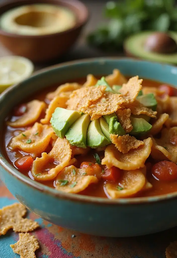 25 Bow Tie Pasta Soup Recipes for Warm, Cozy Days 83 25 Bow Tie Pasta Soup Recipes for Warm, Cozy Days - 15. Mexican Tortilla Bow Tie Pasta Soup