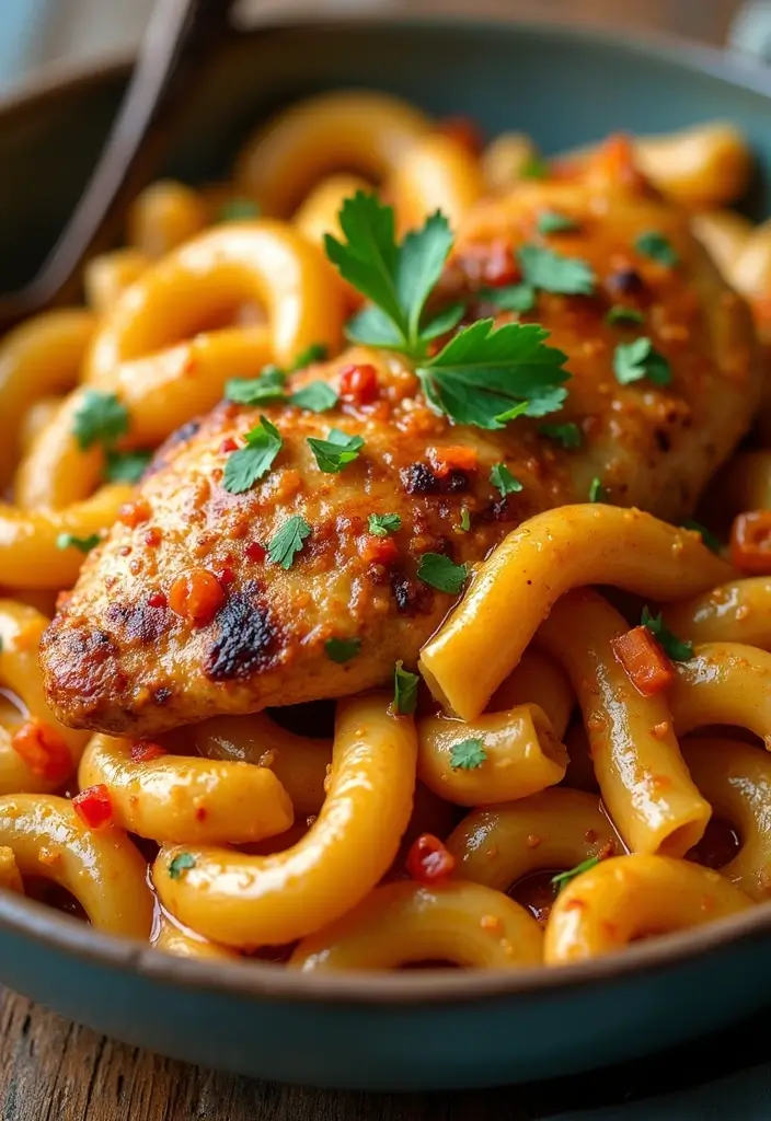 25 Chicken Thigh Pasta Recipes That Are Juicy and Delicious 88 25 Chicken Thigh Pasta Recipes That Are Juicy and Delicious - 14. Cajun Chicken Thigh Pasta