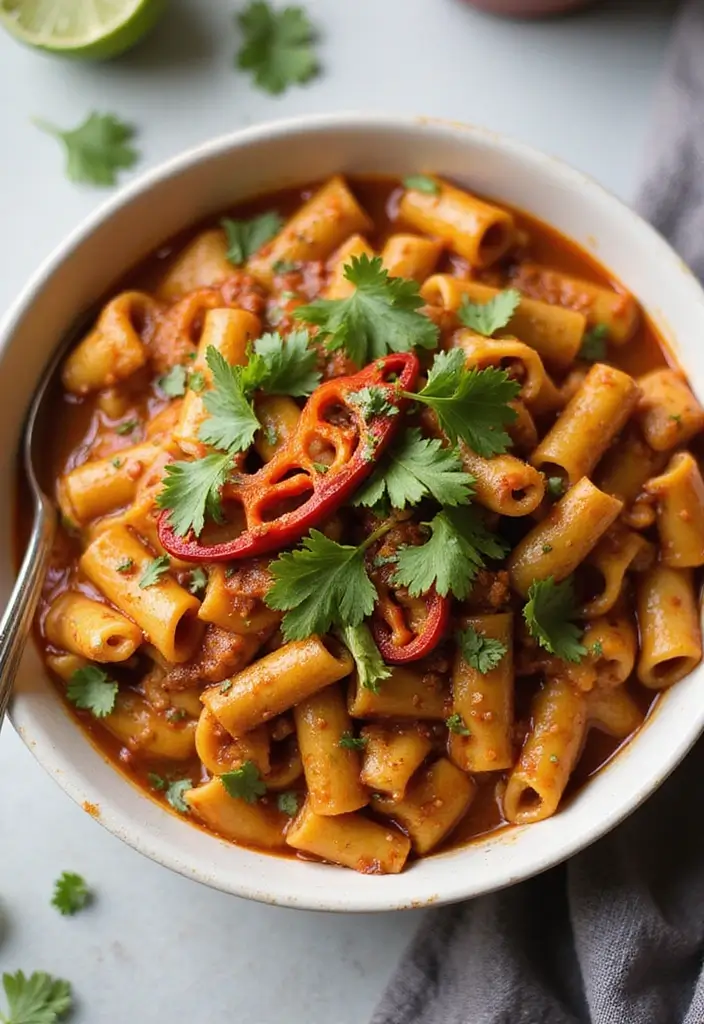 25 Chicken Thigh Pasta Recipes That Are Juicy and Delicious 95 25 Chicken Thigh Pasta Recipes That Are Juicy and Delicious - 15. Chipotle Chicken Thigh Pasta
