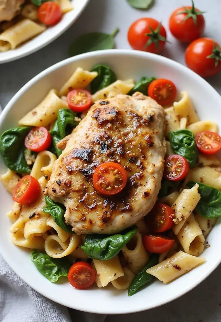 25 Chicken Thigh Pasta Recipes That Are Juicy and Delicious 102 25 Chicken Thigh Pasta Recipes That Are Juicy and Delicious - 16. Balsamic Chicken Thigh Pasta