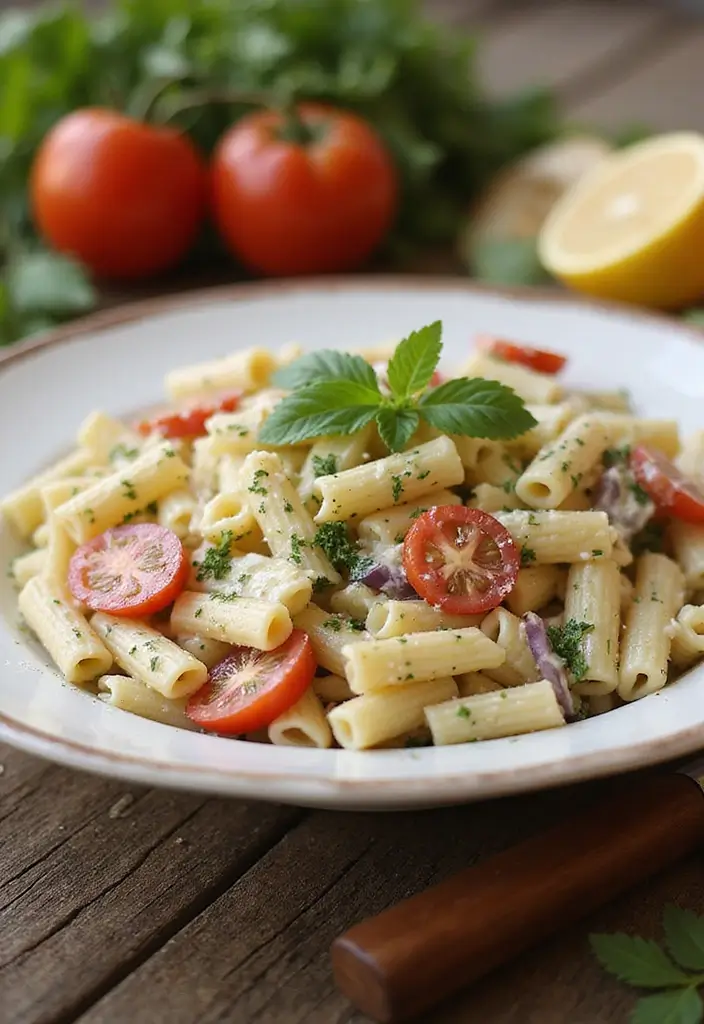 25 Cold Creamy Pasta Salad Recipes for Refreshing Summer Meals 1 25 Cold Creamy Pasta Salad Recipes for Refreshing Summer Meals - 1. Classic Creamy Italian Pasta Salad