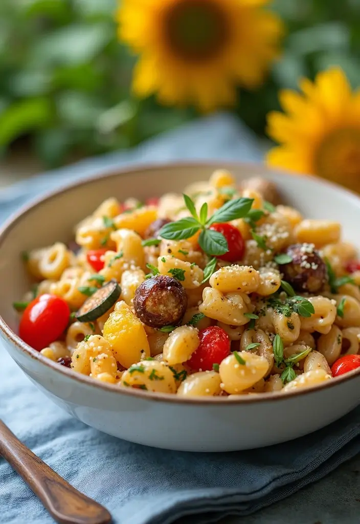 25 Cold Creamy Pasta Salad Recipes for Refreshing Summer Meals 85 25 Cold Creamy Pasta Salad Recipes for Refreshing Summer Meals - 15. Creamy Balsamic Pasta Salad