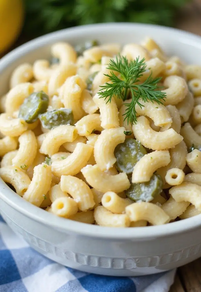 25 Cold Creamy Pasta Salad Recipes for Refreshing Summer Meals 29 25 Cold Creamy Pasta Salad Recipes for Refreshing Summer Meals - 5. Creamy Dill Pickle Pasta Salad