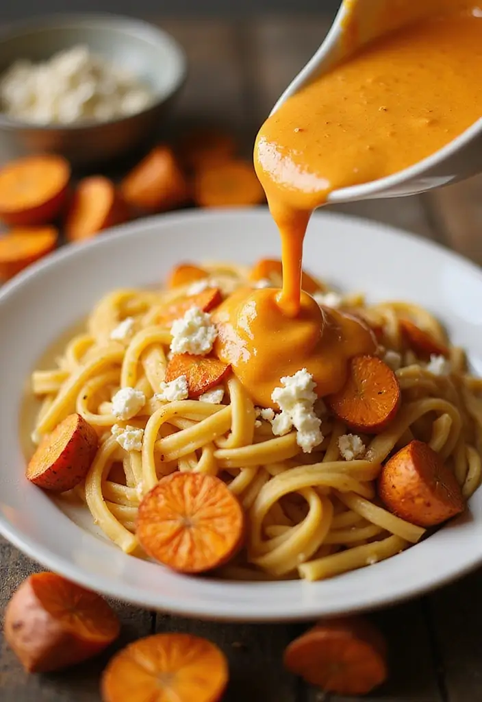 25 Cottage Cheese Pasta Sauce Recipes That Are Light and Creamy 85 25 Cottage Cheese Pasta Sauce Recipes That Are Light and Creamy - 15. Sweet Potato and Cottage Cheese Sauce