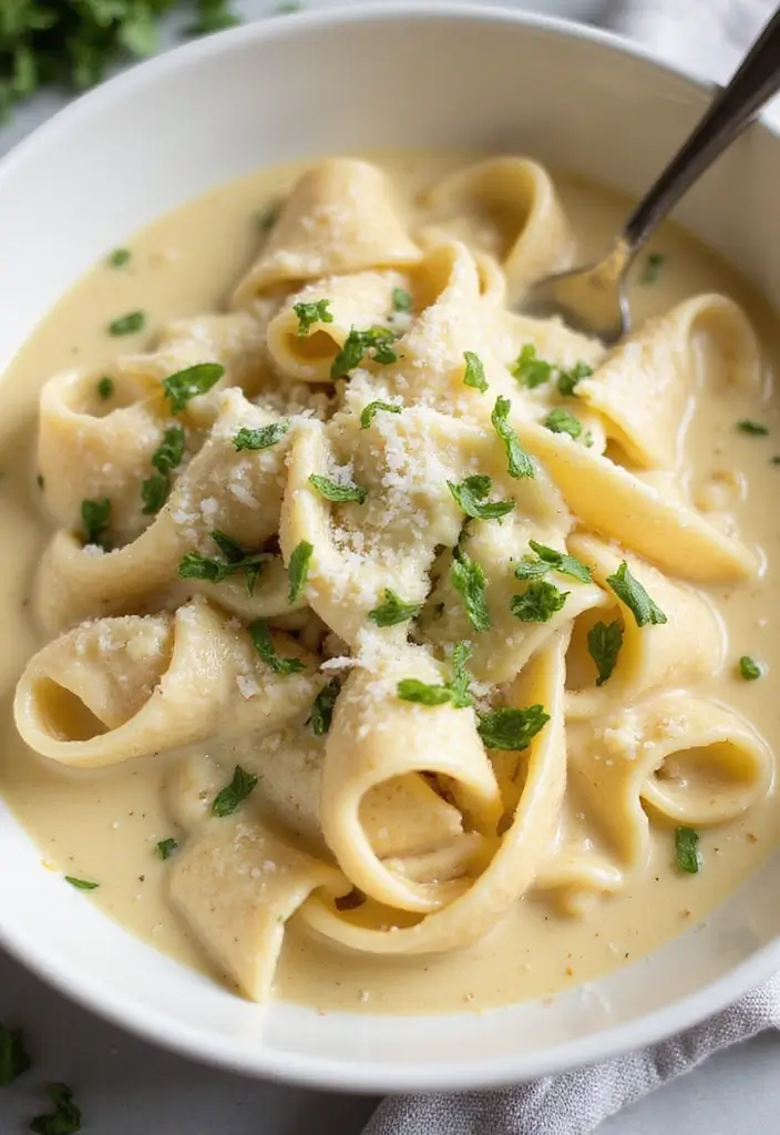 25 Cottage Cheese Pasta Sauce Recipes That Are Light and Creamy 104 25 Cottage Cheese Pasta Sauce Recipes That Are Light and Creamy - 18. Garlic Parmesan Cottage Cheese Sauce