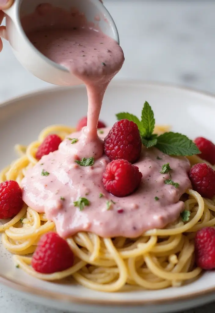 25 Cottage Cheese Pasta Sauce Recipes That Are Light and Creamy 131 25 Cottage Cheese Pasta Sauce Recipes That Are Light and Creamy - 23. Raspberry Cottage Cheese Sauce