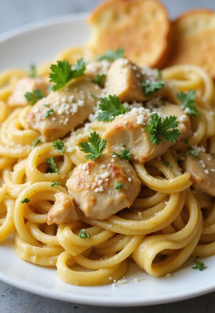 25 Easy Chicken Pasta Recipes for Quick Garlic Butter Dinners 1 25 Easy Chicken Pasta Recipes for Quick Garlic Butter Dinners - 1. Garlic Butter Chicken Pasta
