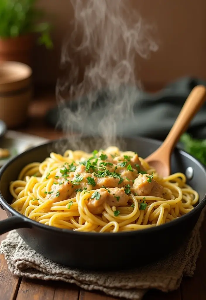 25 Easy Chicken Pasta Recipes for Quick Garlic Butter Dinners 22 25 Easy Chicken Pasta Recipes for Quick Garlic Butter Dinners - 4. One-Pot Garlic Butter Chicken Pasta