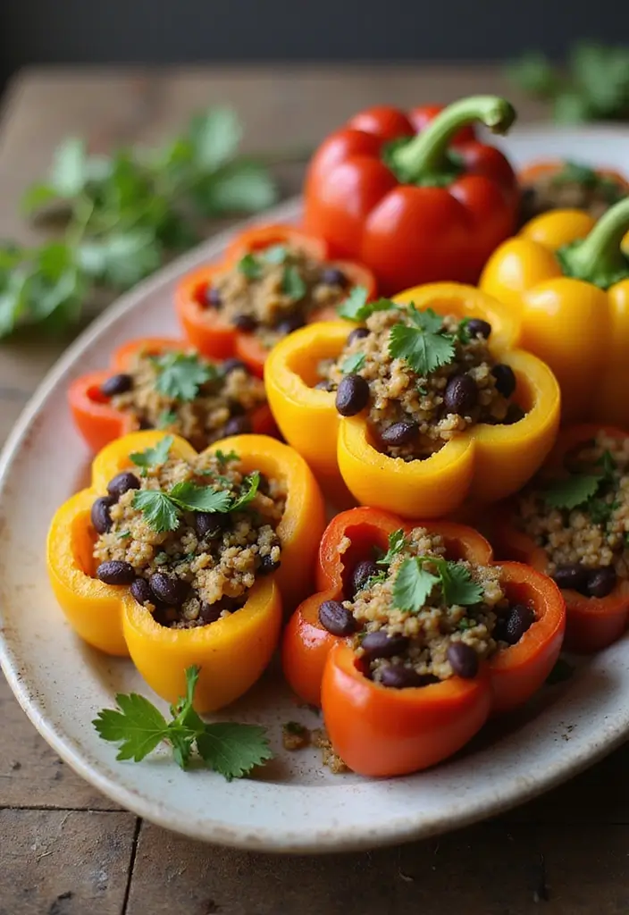 25 Easy Dinner Recipes That Aren’t Pasta But Just as Good 1 25 Easy Dinner Recipes That Aren’t Pasta But Just as Good - 1. Quinoa & Black Bean Stuffed Peppers