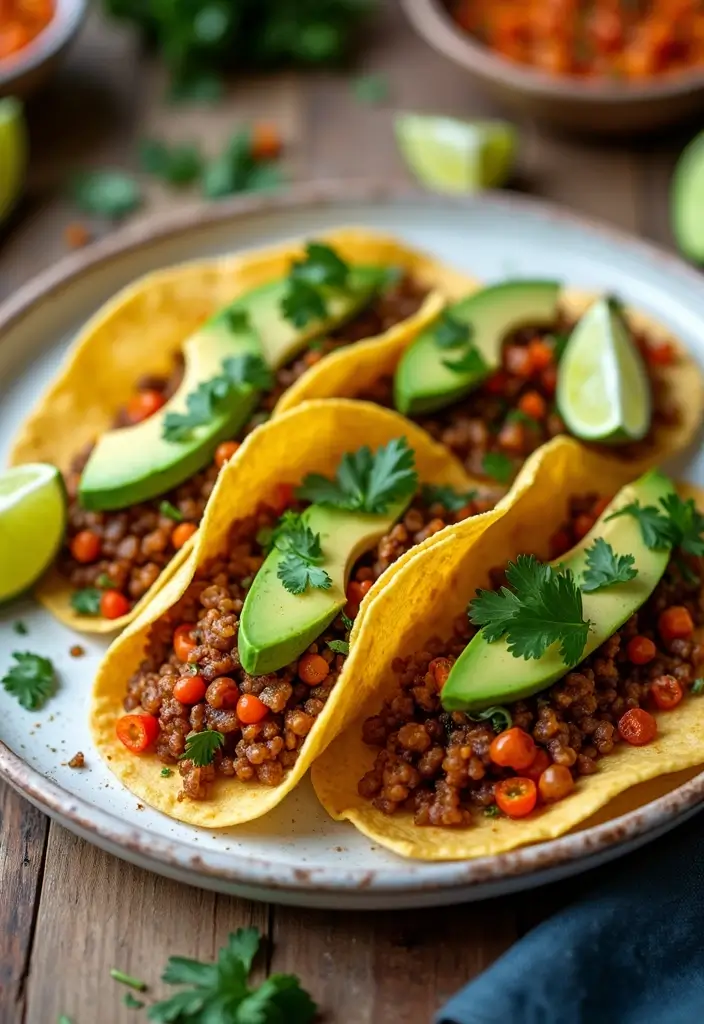 25 Easy Dinner Recipes That Aren’t Pasta But Just as Good 86 25 Easy Dinner Recipes That Aren’t Pasta But Just as Good - 16. Spicy Lentil Tacos