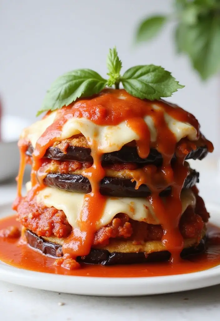 25 Easy Dinner Recipes That Aren’t Pasta But Just as Good 98 25 Easy Dinner Recipes That Aren’t Pasta But Just as Good - 18. Eggplant Parmesan Stacks
