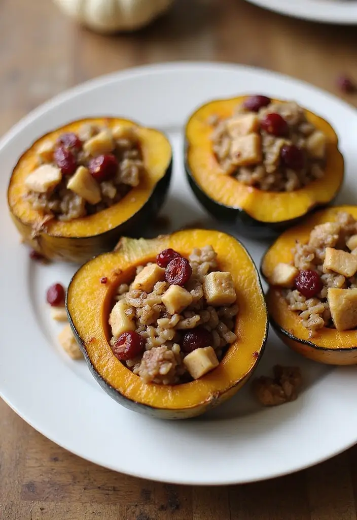 25 Easy Dinner Recipes That Aren’t Pasta But Just as Good 11 25 Easy Dinner Recipes That Aren’t Pasta But Just as Good - 3. Savory Stuffed Acorn Squash