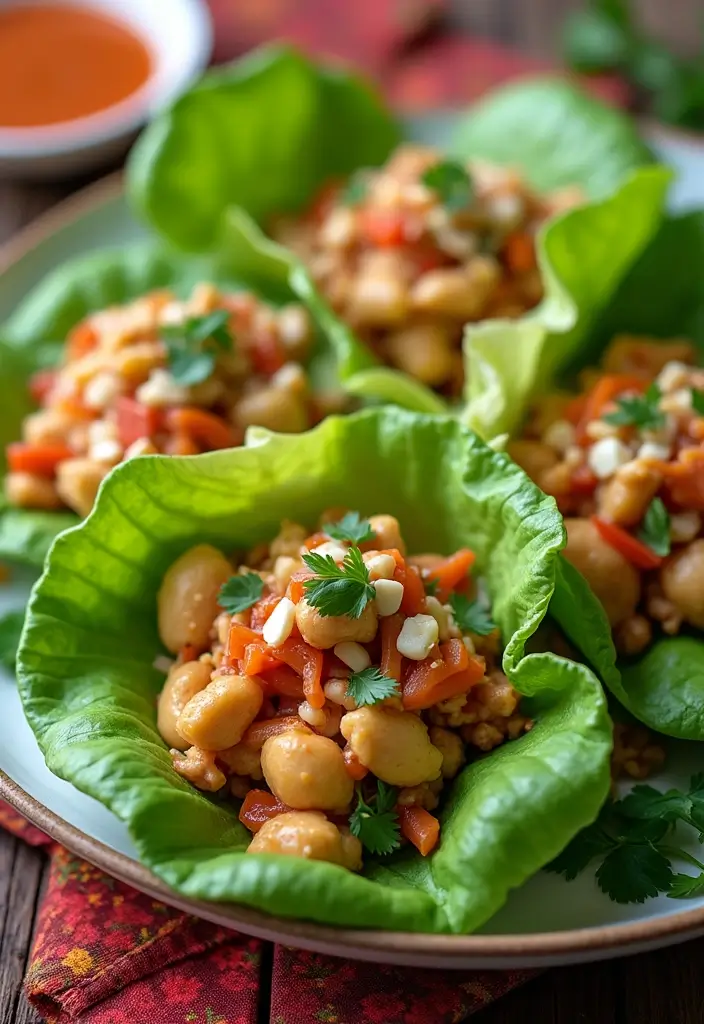 25 Easy Dinner Recipes That Aren’t Pasta But Just as Good 28 25 Easy Dinner Recipes That Aren’t Pasta But Just as Good - 6. Thai Chicken Lettuce Wraps