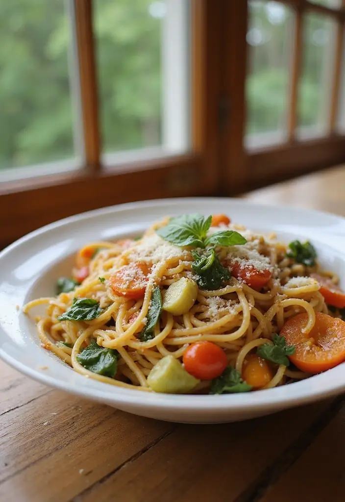 25 Easy Pasta Recipes with Spaghetti Noodles for Busy Families 22 25 Easy Pasta Recipes with Spaghetti Noodles for Busy Families - 4. Spaghetti Primavera