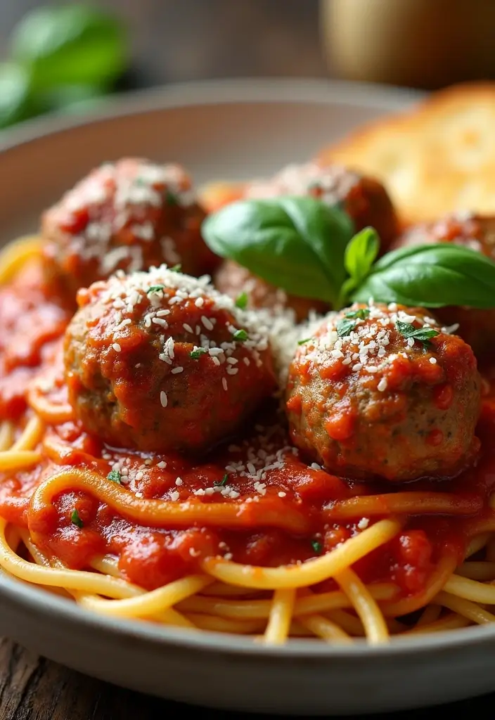 25 Easy Pasta Recipes with Spaghetti Noodles for Busy Families 29 25 Easy Pasta Recipes with Spaghetti Noodles for Busy Families - 5. Spaghetti with Meatballs