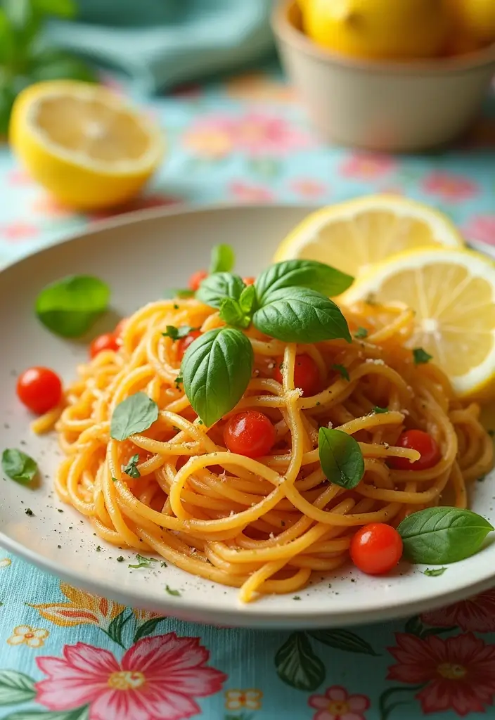 25 Easy Pasta Recipes with Spaghetti Noodles for Busy Families 41 25 Easy Pasta Recipes with Spaghetti Noodles for Busy Families - 7. Lemon Pepper Spaghetti