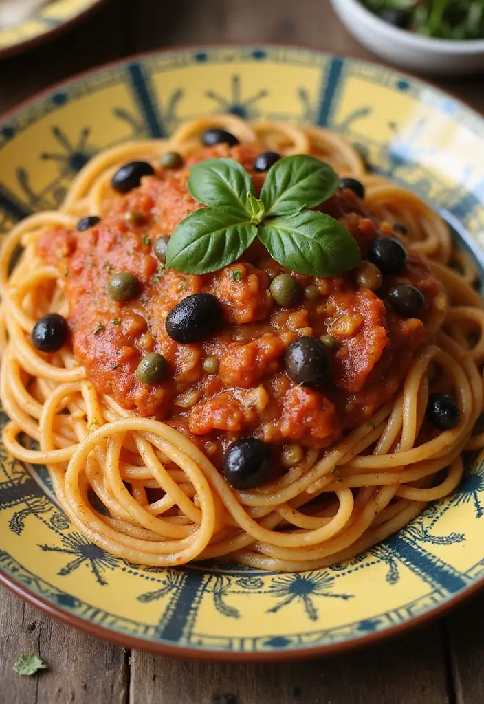 25 Easy Pasta Recipes with Spaghetti Noodles for Busy Families 53 25 Easy Pasta Recipes with Spaghetti Noodles for Busy Families - 9. Spaghetti Puttanesca