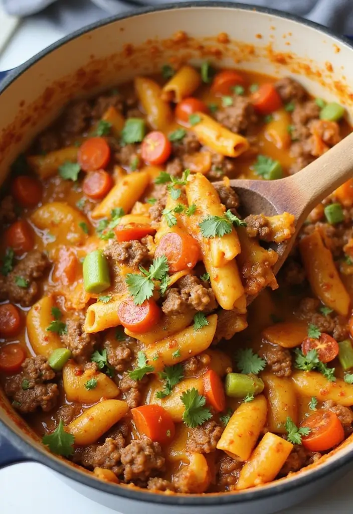 25 Ground Beef Pasta Casserole Recipes for Comfort Food Lovers 75 25 Ground Beef Pasta Casserole Recipes for Comfort Food Lovers - 13. One-Pot Ground Beef and Pasta Casserole