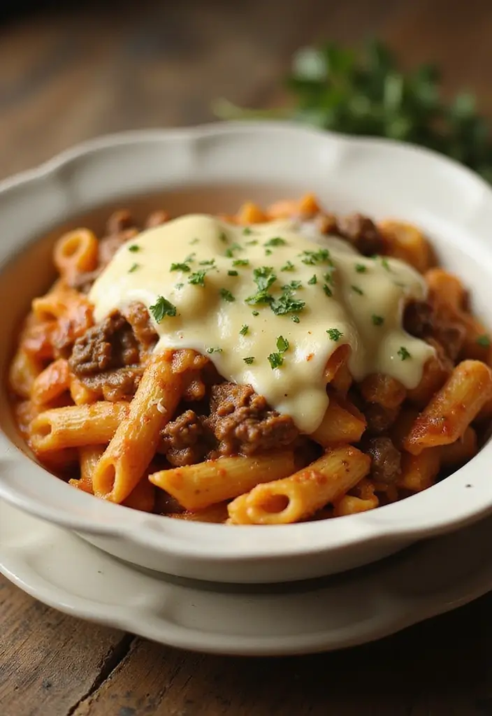 25 Hamburger Meat Pasta Recipes for Quick, Filling Meals 61 25 Hamburger Meat Pasta Recipes for Quick, Filling Meals - 11. Cheesy Beef and Cauliflower Pasta