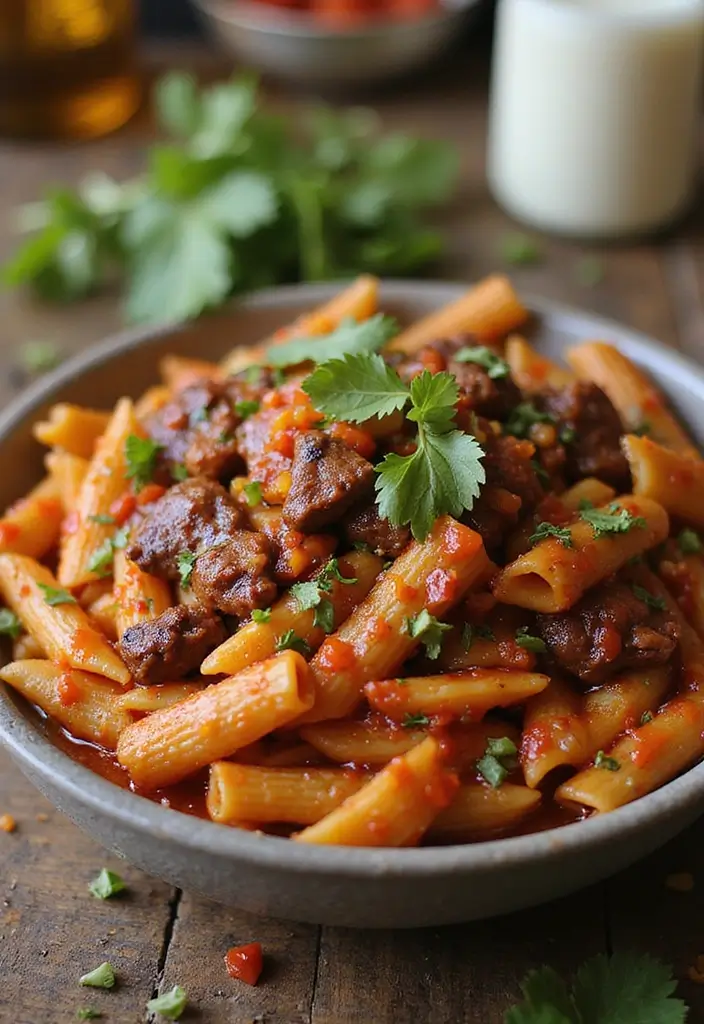 25 Hamburger Meat Pasta Recipes for Quick, Filling Meals 73 25 Hamburger Meat Pasta Recipes for Quick, Filling Meals - 13. BBQ Beef Pasta