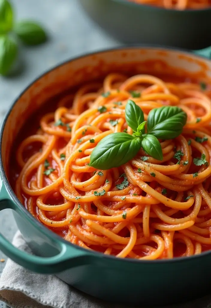 25 Hamburger Meat Pasta Recipes for Quick, Filling Meals 85 25 Hamburger Meat Pasta Recipes for Quick, Filling Meals - 15. One-Pot Creamy Tomato Pasta