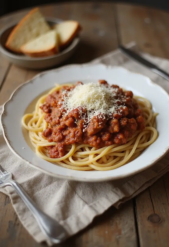 25 Hamburger Meat Pasta Recipes for Quick, Filling Meals 6 25 Hamburger Meat Pasta Recipes for Quick, Filling Meals - 2. One-Pot Spaghetti Bolognese
