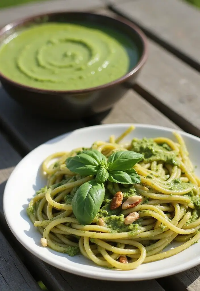 25 Healthy Pasta Sauce Recipes for Clean Eating Fans 58 25 Healthy Pasta Sauce Recipes for Clean Eating Fans - 10. Pesto Sauce