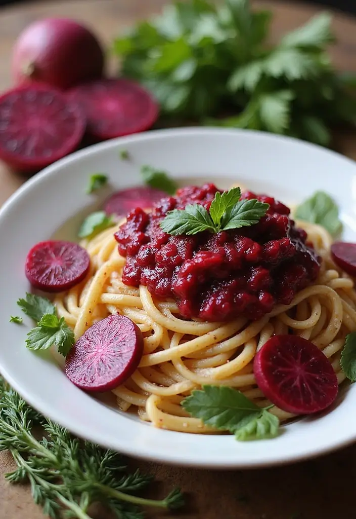 25 Healthy Pasta Sauce Recipes for Clean Eating Fans 70 25 Healthy Pasta Sauce Recipes for Clean Eating Fans - 12. Beetroot Sauce
