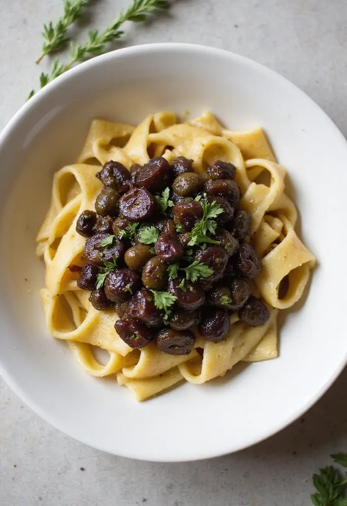 25 Healthy Pasta Sauce Recipes for Clean Eating Fans 91 25 Healthy Pasta Sauce Recipes for Clean Eating Fans - 15. Black Olive and Capers Sauce