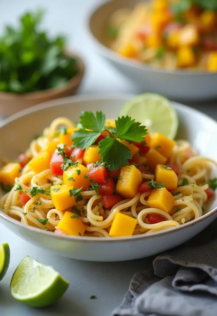 25 Healthy Pasta Sauce Recipes for Clean Eating Fans 153 25 Healthy Pasta Sauce Recipes for Clean Eating Fans - 25. Mango Salsa Sauce