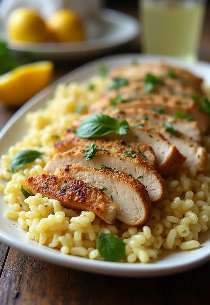25 Lemon Orzo Pasta Salad Recipes with a Zesty Twist 74 25 Lemon Orzo Pasta Salad Recipes with a Zesty Twist - 12. Lemon Orzo Salad with Grilled Chicken