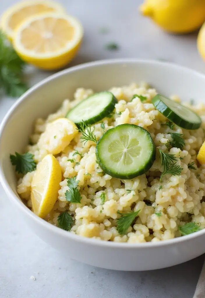 25 Lemon Orzo Pasta Salad Recipes with a Zesty Twist 113 25 Lemon Orzo Pasta Salad Recipes with a Zesty Twist - 19. Lemon Orzo Salad with Cucumber and Dill