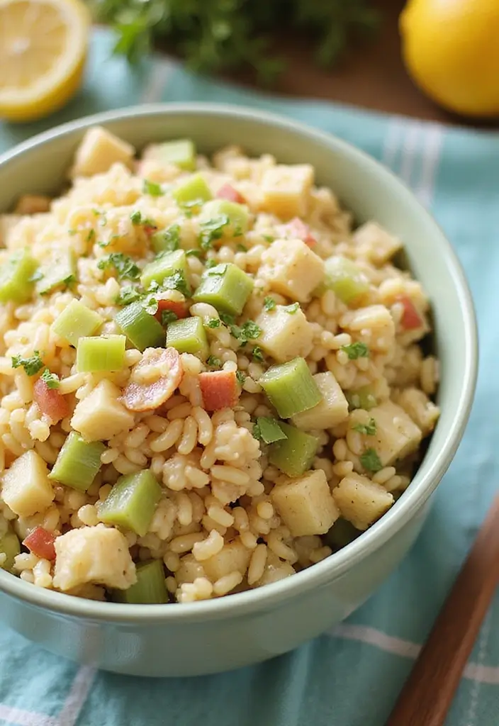 25 Lemon Orzo Pasta Salad Recipes with a Zesty Twist 120 25 Lemon Orzo Pasta Salad Recipes with a Zesty Twist - 20. Lemon Orzo Salad with Apples and Celery