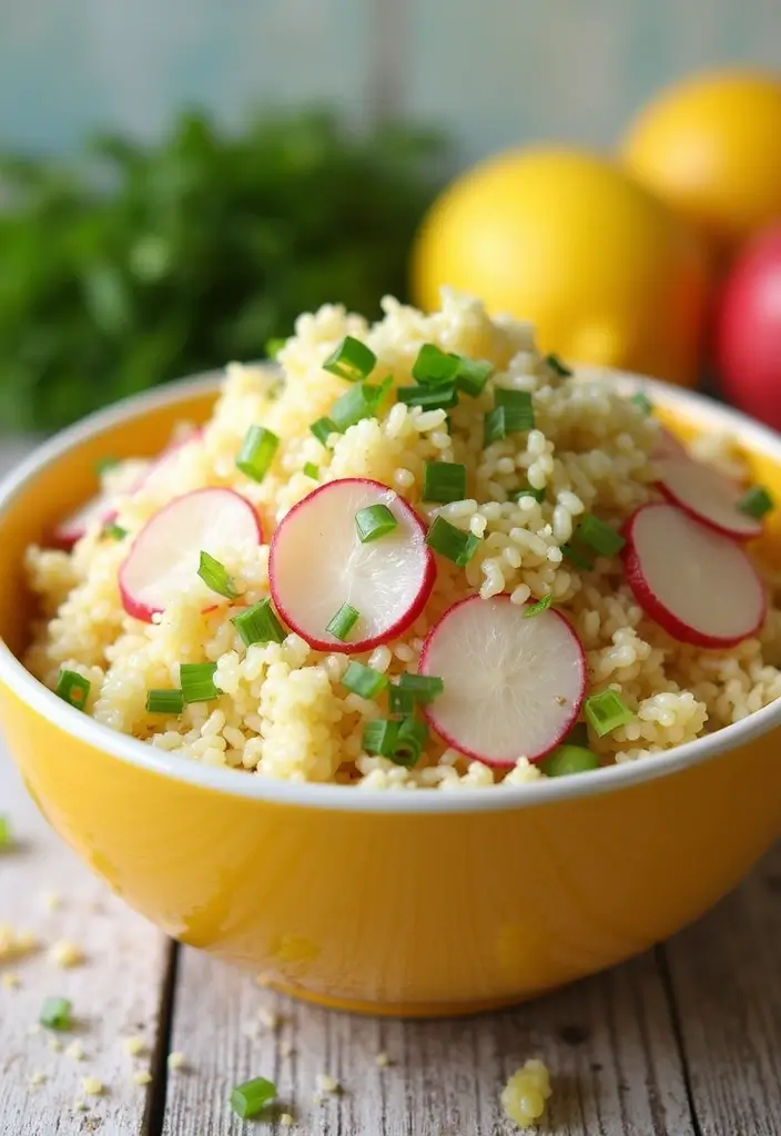 25 Lemon Orzo Pasta Salad Recipes with a Zesty Twist 125 25 Lemon Orzo Pasta Salad Recipes with a Zesty Twist - 21. Lemon Orzo Salad with Radishes and Green Onions