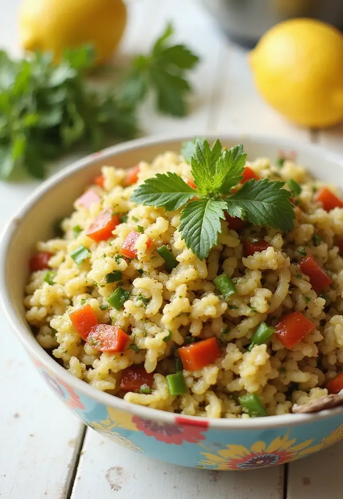 25 Lemon Orzo Pasta Salad Recipes with a Zesty Twist 137 25 Lemon Orzo Pasta Salad Recipes with a Zesty Twist - 23. Lemon Orzo Salad with Salsa Verde
