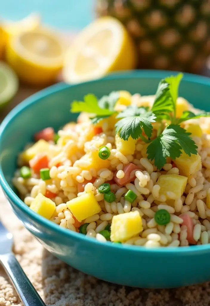25 Lemon Orzo Pasta Salad Recipes with a Zesty Twist 144 25 Lemon Orzo Pasta Salad Recipes with a Zesty Twist - 24. Lemon Orzo Salad with Pineapple and Cilantro