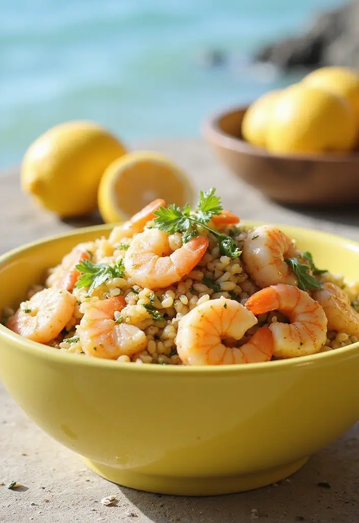 25 Lemon Orzo Pasta Salad Recipes with a Zesty Twist 36 25 Lemon Orzo Pasta Salad Recipes with a Zesty Twist - 6. Shrimp and Lemon Orzo Salad