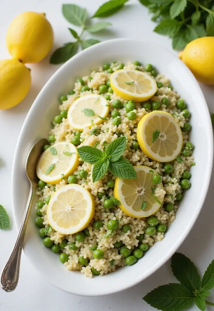 25 Lemon Orzo Pasta Salad Recipes with a Zesty Twist 41 25 Lemon Orzo Pasta Salad Recipes with a Zesty Twist - 7. Lemon Orzo Salad with Peas and Mint