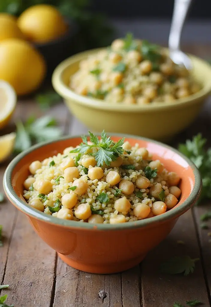 25 Lemon Orzo Pasta Salad Recipes with a Zesty Twist 48 25 Lemon Orzo Pasta Salad Recipes with a Zesty Twist - 8. Lemon Orzo Pasta Salad with Chickpeas