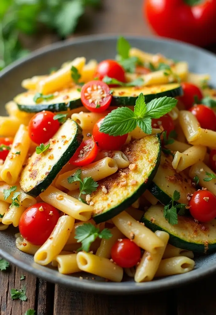25 Main Dish Pasta Salad Recipes That Feel Like a Full Meal 61 25 Main Dish Pasta Salad Recipes That Feel Like a Full Meal - 11. Roasted Vegetable Pasta Salad