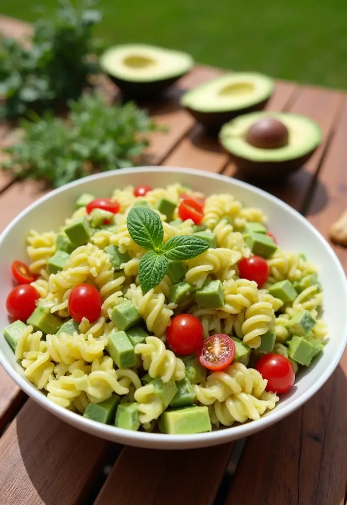 25 Main Dish Pasta Salad Recipes That Feel Like a Full Meal 74 25 Main Dish Pasta Salad Recipes That Feel Like a Full Meal - 14. Creamy Avocado Pasta Salad