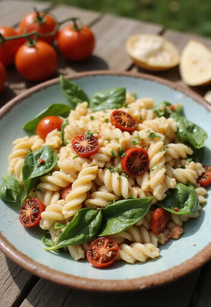 25 Main Dish Pasta Salad Recipes That Feel Like a Full Meal 101 25 Main Dish Pasta Salad Recipes That Feel Like a Full Meal - 19. Creamy Sun-Dried Tomato Pasta Salad