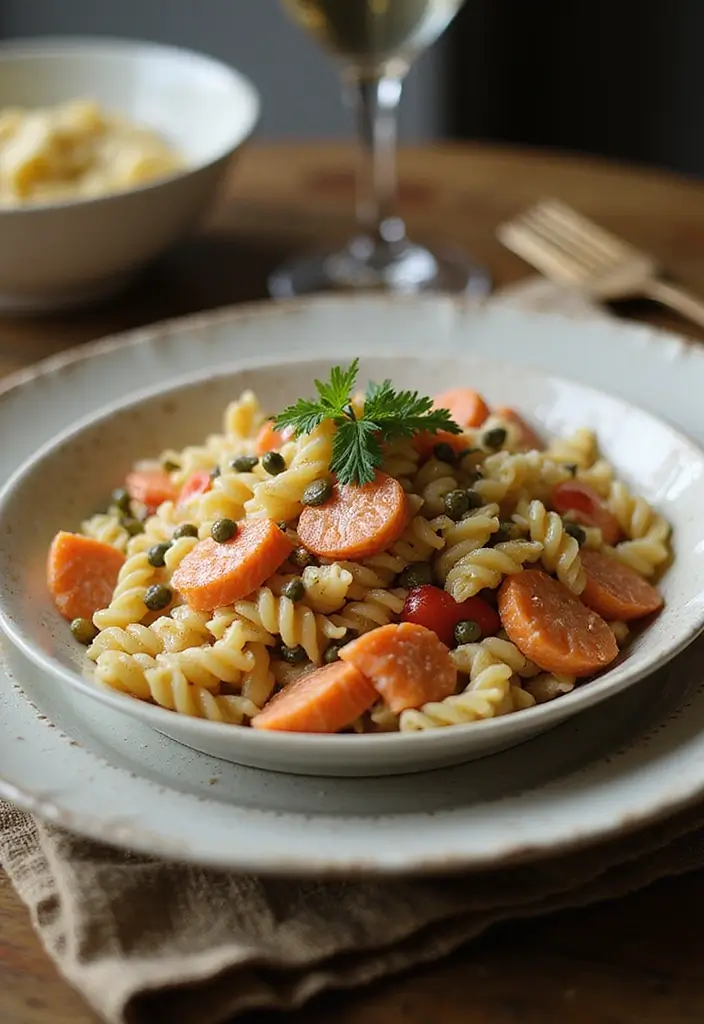 25 Main Dish Pasta Salad Recipes That Feel Like a Full Meal 127 25 Main Dish Pasta Salad Recipes That Feel Like a Full Meal - 23. Smoked Salmon Pasta Salad