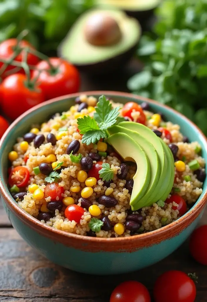 25 Main Dish Pasta Salad Recipes That Feel Like a Full Meal 15 25 Main Dish Pasta Salad Recipes That Feel Like a Full Meal - 3. Southwestern Quinoa Pasta Salad