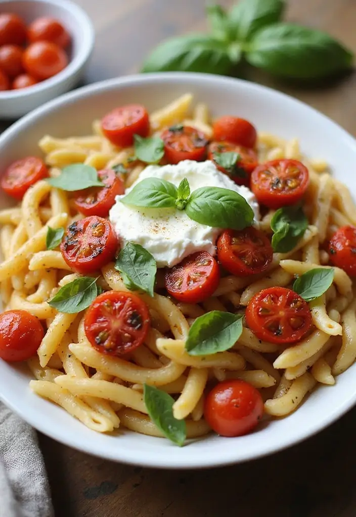 25 Pasta Recipes with Ricotta Cheese Straight from Italy 100 25 Pasta Recipes with Ricotta Cheese Straight from Italy - 18. Ricotta and Roasted Cherry Tomato Pasta
