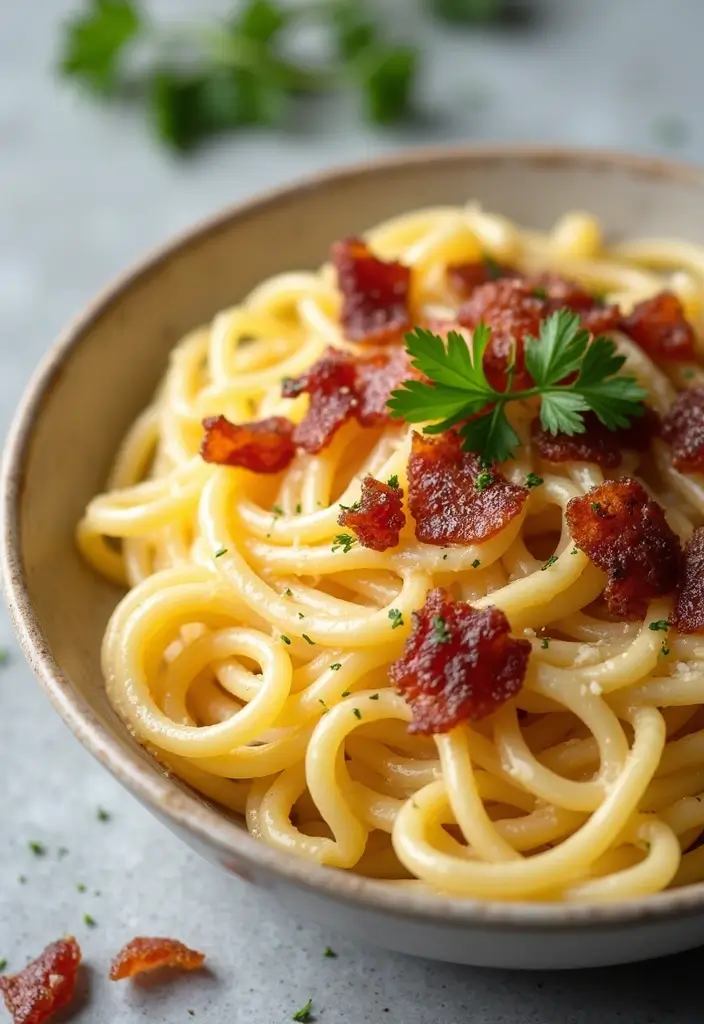 25 Pasta Recipes with Ricotta Cheese Straight from Italy 119 25 Pasta Recipes with Ricotta Cheese Straight from Italy - 21. Ricotta and Bacon Pasta Carbonara