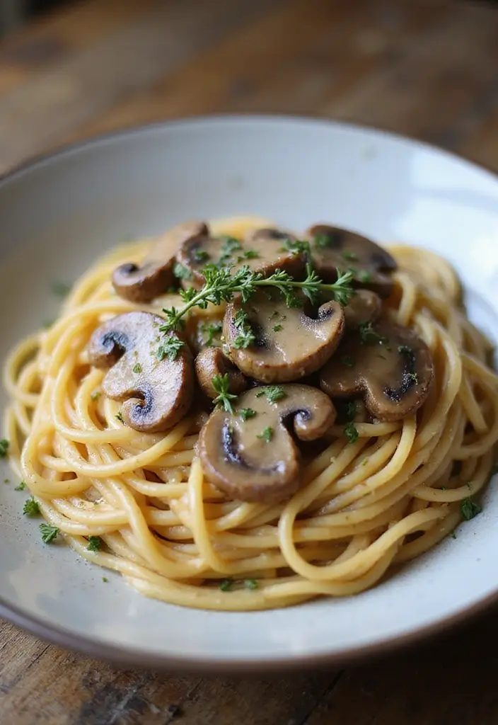 25 Pasta Recipes with Spaghetti Noodles That Never Fail 61 25 Pasta Recipes with Spaghetti Noodles That Never Fail - 11. Spaghetti with Creamy Mushroom Sauce