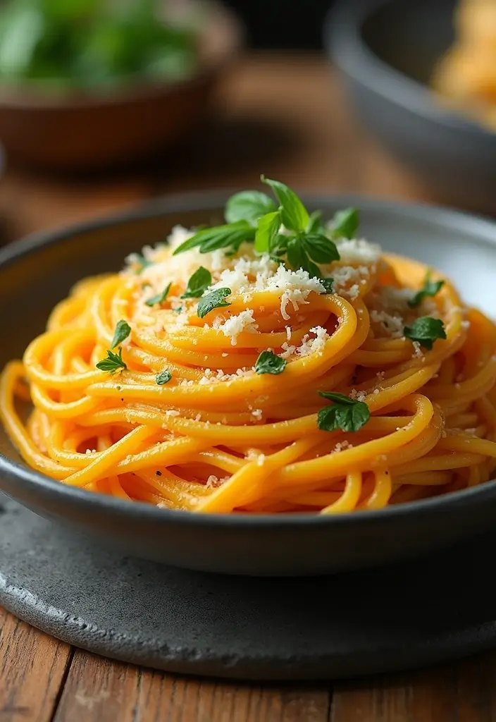 25 Pasta Recipes with Spaghetti Noodles That Never Fail 78 25 Pasta Recipes with Spaghetti Noodles That Never Fail - 14. Spaghetti with Butternut Squash Sauce