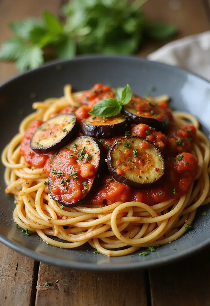 25 Pasta Recipes with Spaghetti Noodles That Never Fail 99 25 Pasta Recipes with Spaghetti Noodles That Never Fail - 19. Spaghetti with Eggplant and Tomato Sauce